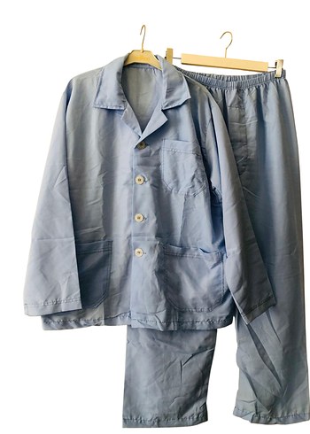 Erkek Mavi hastane Pijama Takımı - Görsel 2