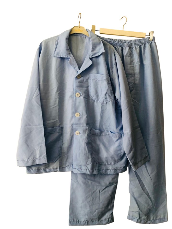 Erkek Mavi hastane Pijama Takımı - Görsel 2