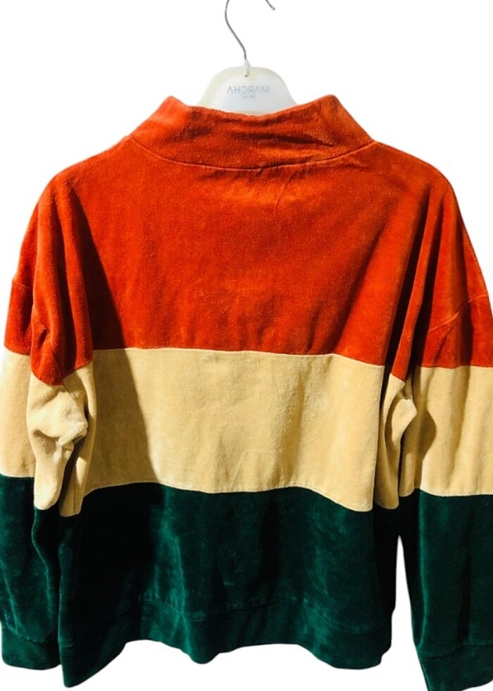 3 renk fermuarlı bluz - Görsel 4