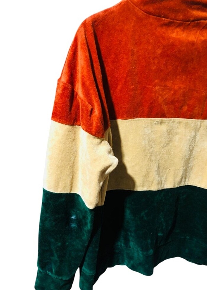 3 renk fermuarlı bluz - Görsel 5