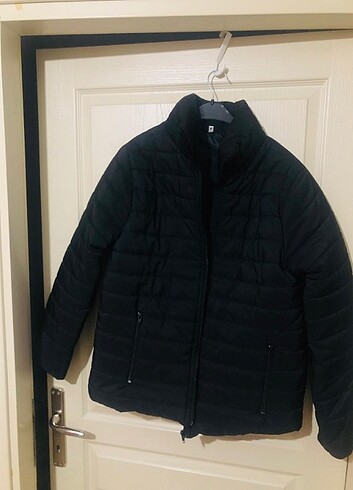 S/M beden bay/bayan kapitone mont siyah yeni - Görsel 4