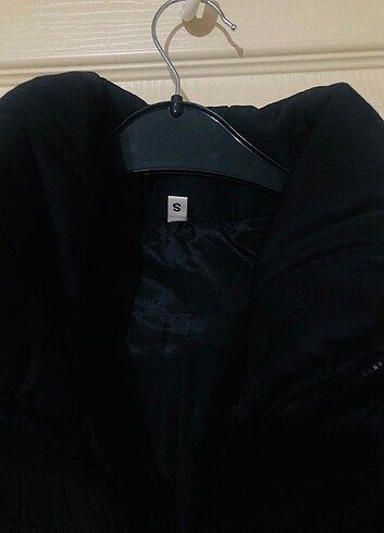 S/M beden bay/bayan kapitone mont siyah yeni - Görsel 5