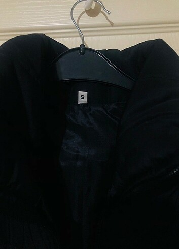 S beden siyah şişme mont bayan - Görsel 5