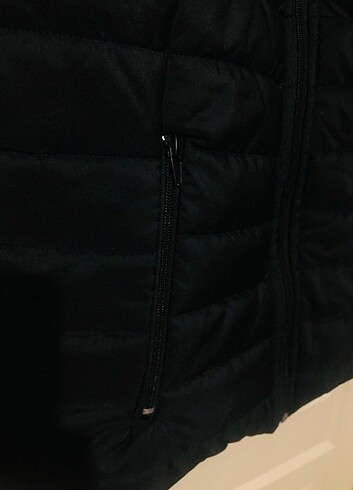 S beden siyah şişme mont bayan - Görsel 6