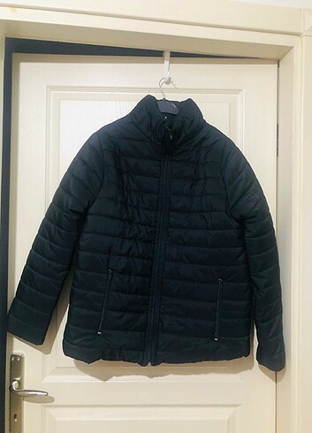 S beden siyah şişme mont bayan - Görsel 9