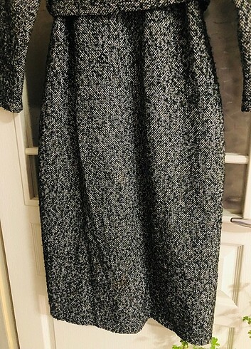 Hewes marka bayan  belden bağlamalı kaban - Görsel 14