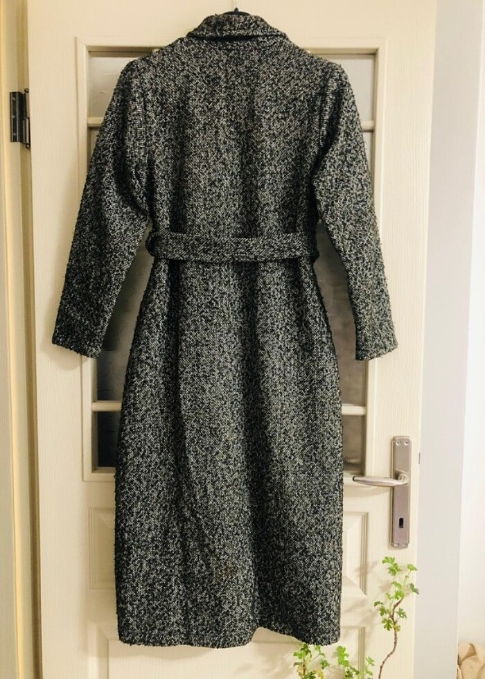 Hewes marka bayan  belden bağlamalı kaban - Görsel 5