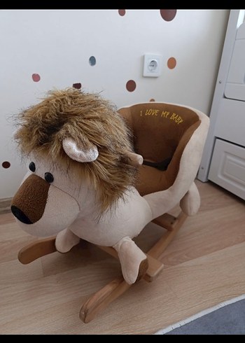 Kahverengi Aslan Figürlü Peluş Oyuncak - Görsel 2