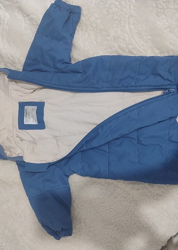 Mavi Fermuarlı Bebek Tulumu - Görsel 2