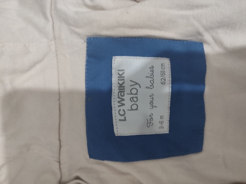 Mavi Fermuarlı Bebek Tulumu - Görsel 3