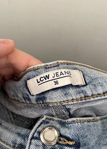 Gri Kadın Denim Midi Jean - Görsel 2