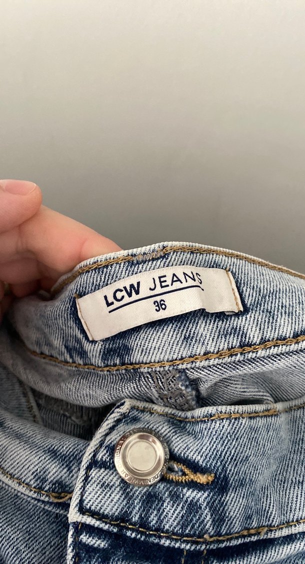 Gri Kadın Denim Midi Jean - Görsel 2