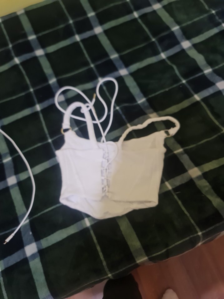 Beyaz Askılı Straplez Bustiyer - Görsel 2