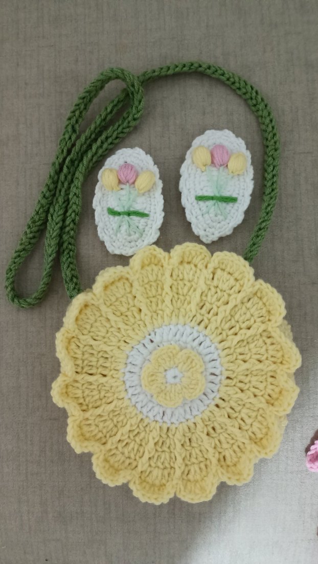 el örgüsü çocuk çanta - Görsel 2