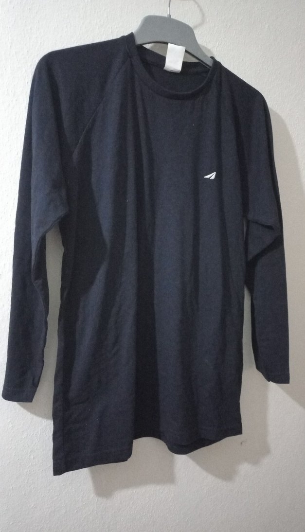 Siyah Erkek Rahat Kesim Uzun Kollu gecelik - Görsel 2