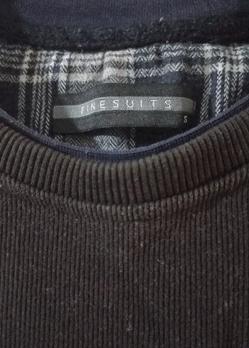 kahve rengine benzer Erkek Sweatshirt Uzun Kollu - Görsel 3