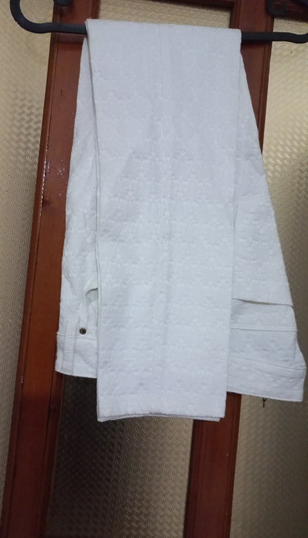 İpekyol Ekru Pamuklu Kumaş Detaylı Kadın pantolon - Görsel 5