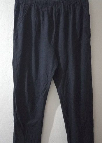 erkek Siyah Keten Salaş gece kıyafeti - Görsel 4