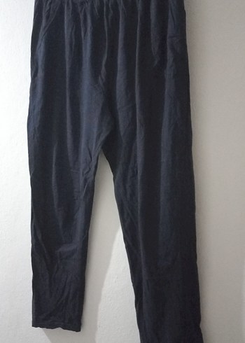 erkek Siyah Keten Salaş gece kıyafeti - Görsel 2