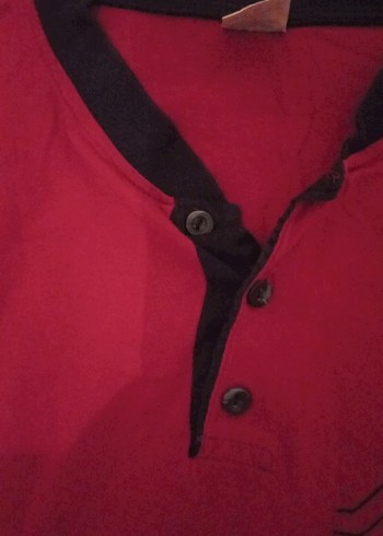 Kırmızı tşört erkek M L UYGUNDUR - Görsel 2