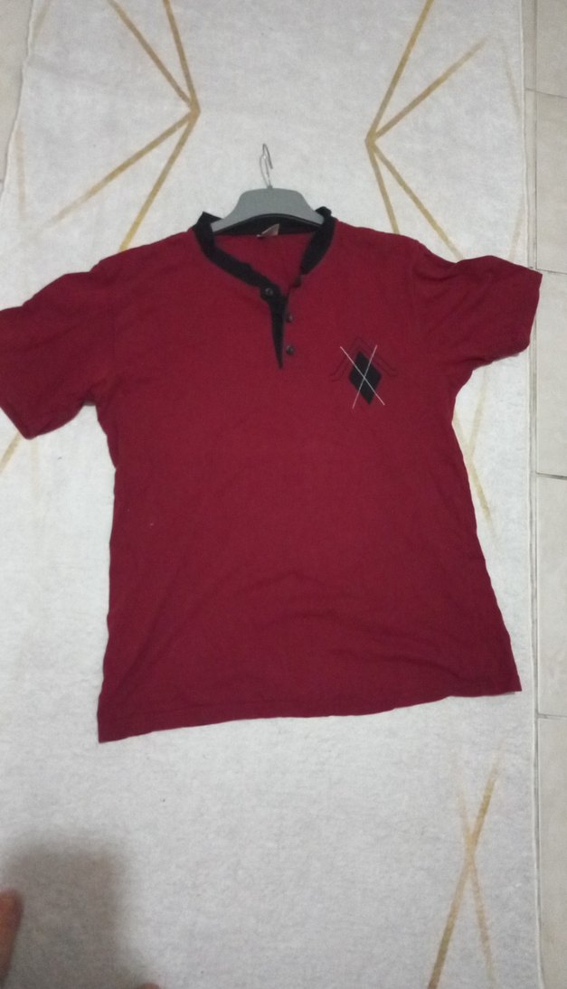 Kırmızı tşört erkek M L UYGUNDUR - Görsel 4