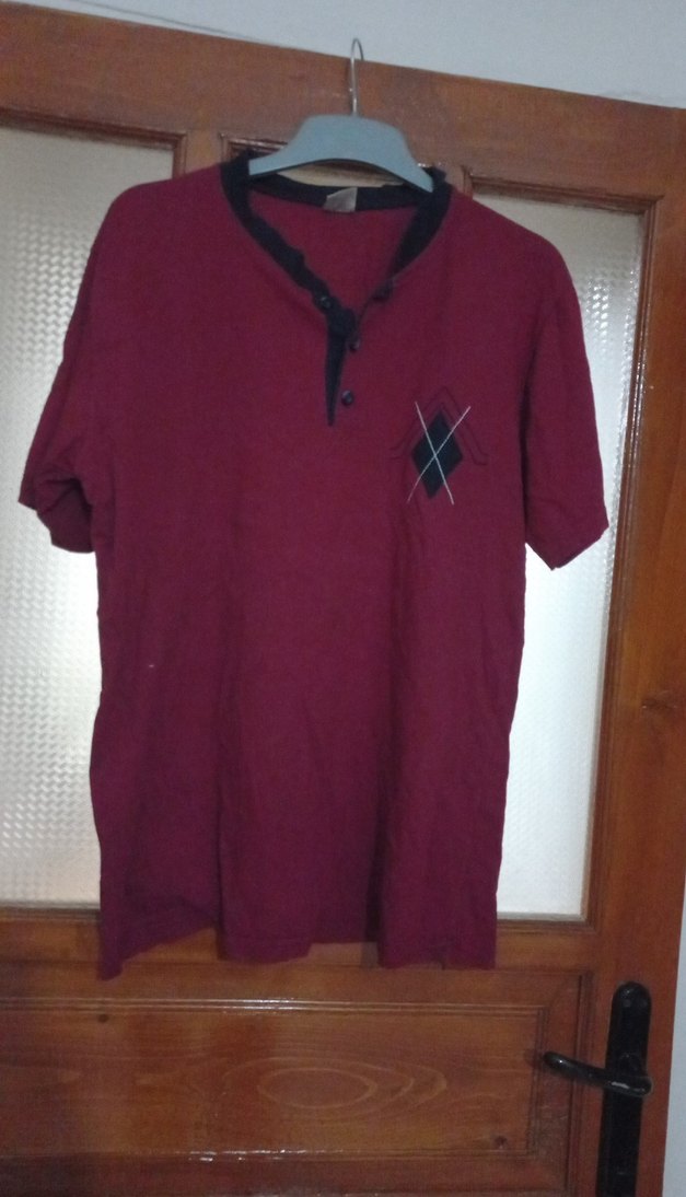 Kırmızı tşört erkek M L UYGUNDUR - Görsel 5