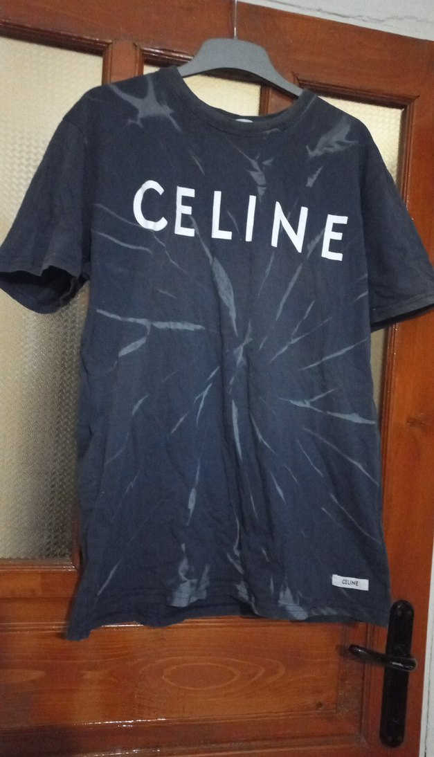 Erkek lacivert Baskılı Celine Sweatshirt - Görsel 3