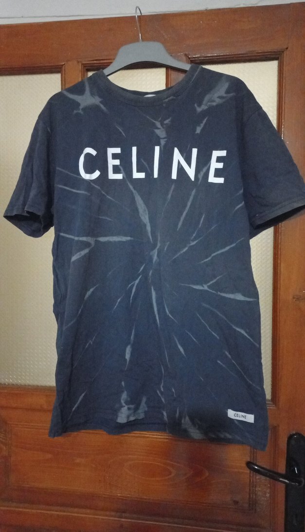 Erkek lacivert Baskılı Celine Sweatshirt - Görsel 4