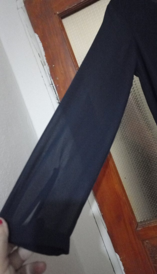 lacivert Süet Uzun Kollu Gömlek - Görsel 5