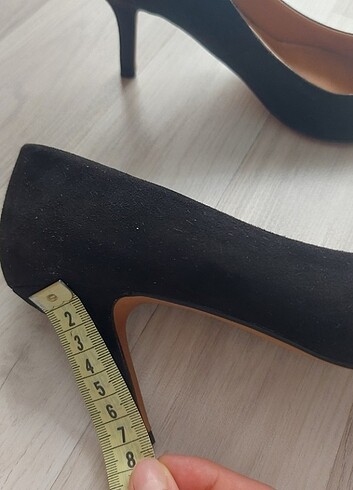 40 Beden H&M 40 numara süet stiletto