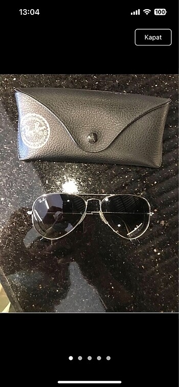  Beden gri Renk Rayban orjinal gözlük