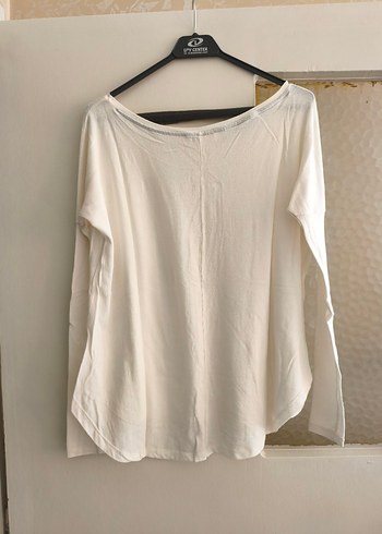 Koton Krem Rengi Dökümlü Üst - Görsel 3