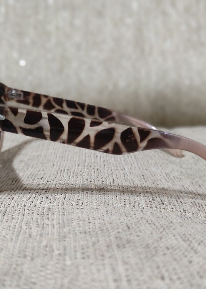 Leopar Desenli Kadın Güneş Gözlüğü - Görsel 4