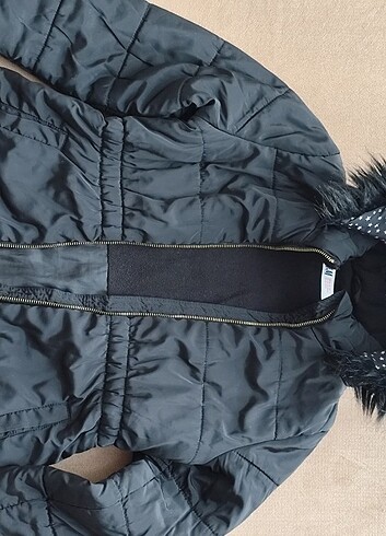 8 Yaş Beden gri Renk H&M Çocuk Mont 