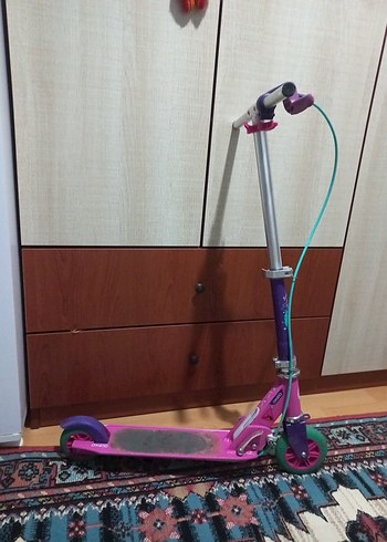 Decatlon Mor Renkli Çocuk Scooterı - Görsel 5