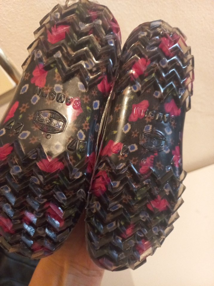 Çiçek Desenli Kiz cocuk lastik  Babet - Görsel 2