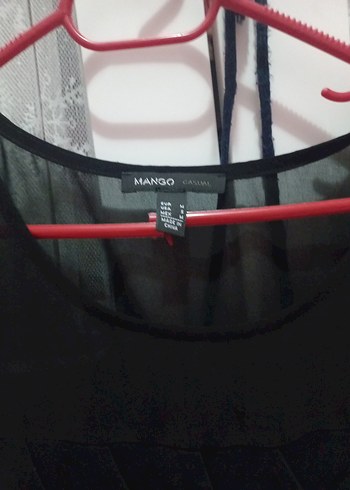 adl Siyah V Yakalı Salaş Kadın Bluz - Görsel 2