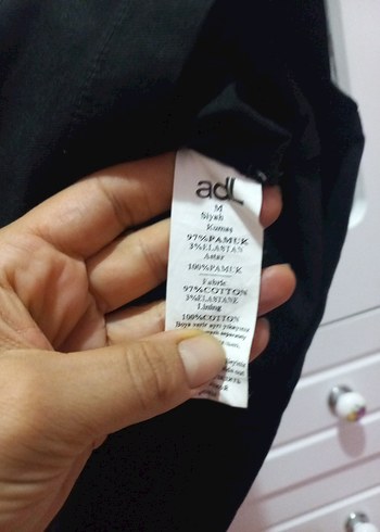 adl Siyah V Yakalı Salaş Kadın Bluz - Görsel 5