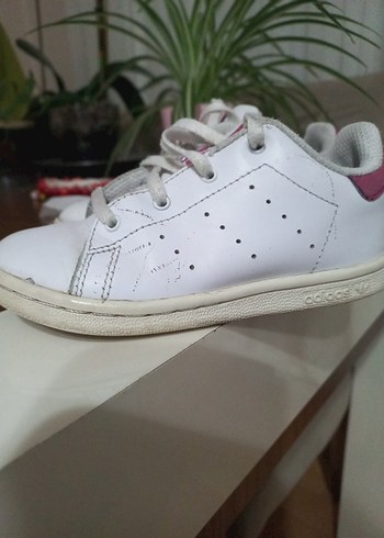 Adidas Kız Çocuk Beyaz Bağcıklı Spor Ayakkabı - Görsel 2