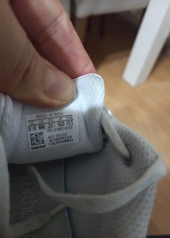 Adidas Kız Çocuk Beyaz Bağcıklı Spor Ayakkabı - Görsel 6