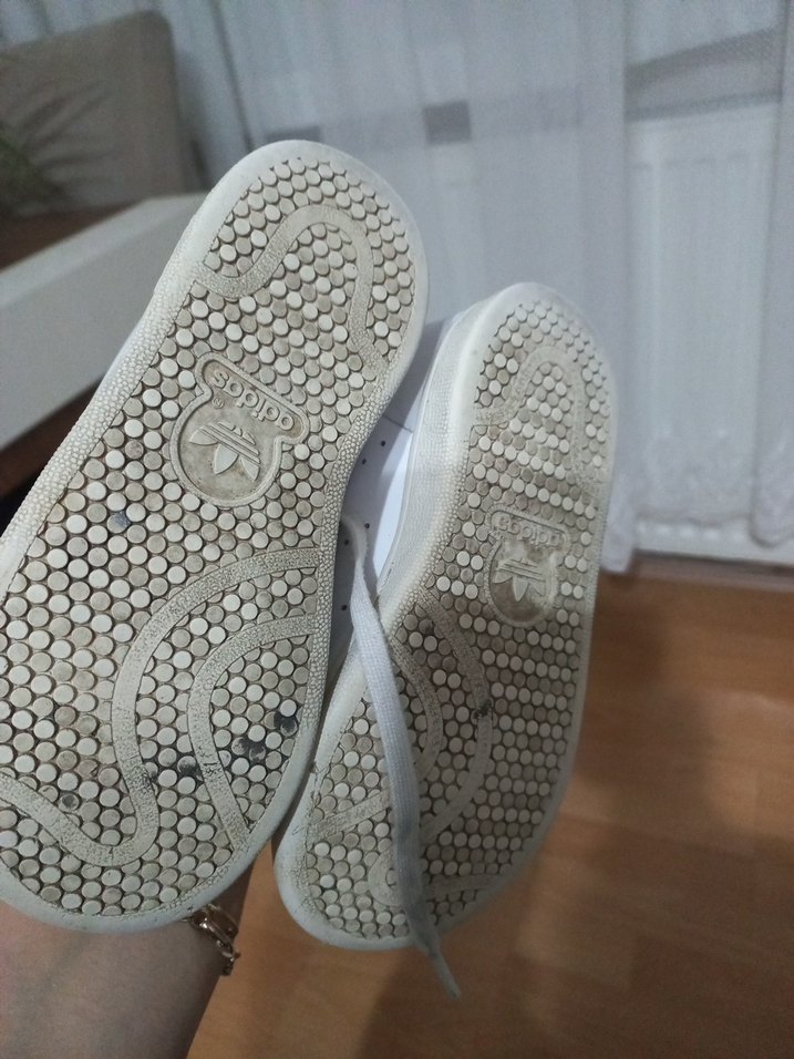 Adidas Kız Çocuk Beyaz Bağcıklı Spor Ayakkabı - Görsel 5