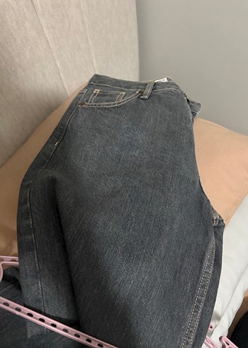 Geniş Kesim Midi Kot Pantolon - Görsel 3