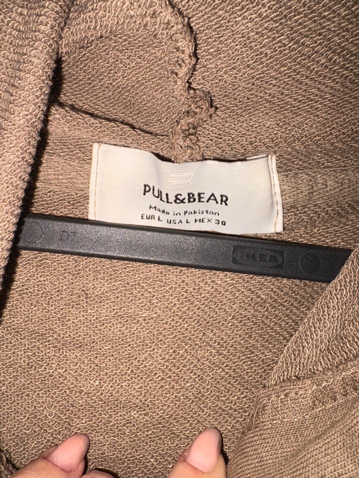 Bej Kadın Süet Sweatshirt - Görsel 2