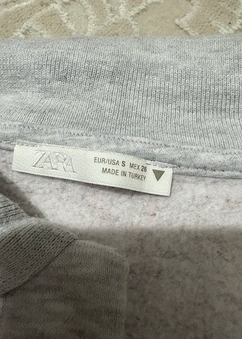 Bordo Gri Çizgili Kadın Sweatshirt - Görsel 2