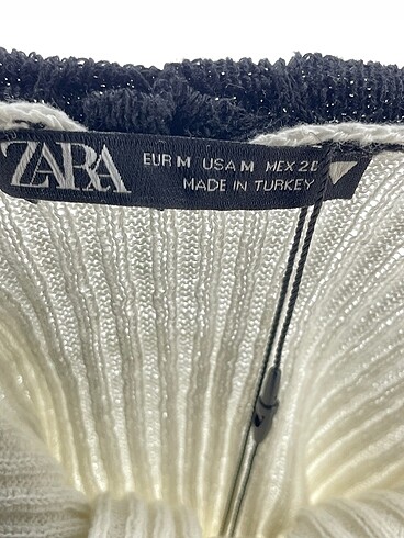 m Beden beyaz Renk Zara Bluz %70 İndirimli.