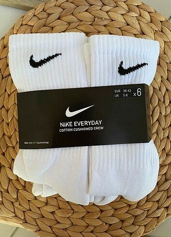 Nike 6'lı nike çorap 