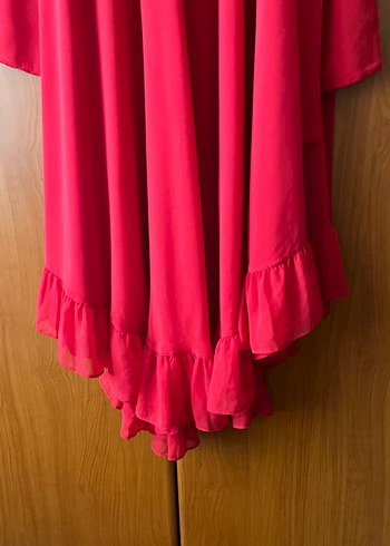 #puane tül elbise - Görsel 6