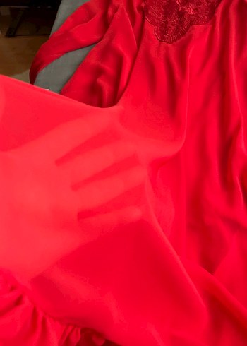 #puane tül elbise - Görsel 10