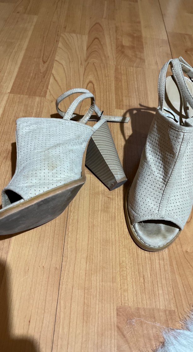 Bej Midi Kadın Elbise, Strappy Askılı, Normal Kesim - Görsel 5