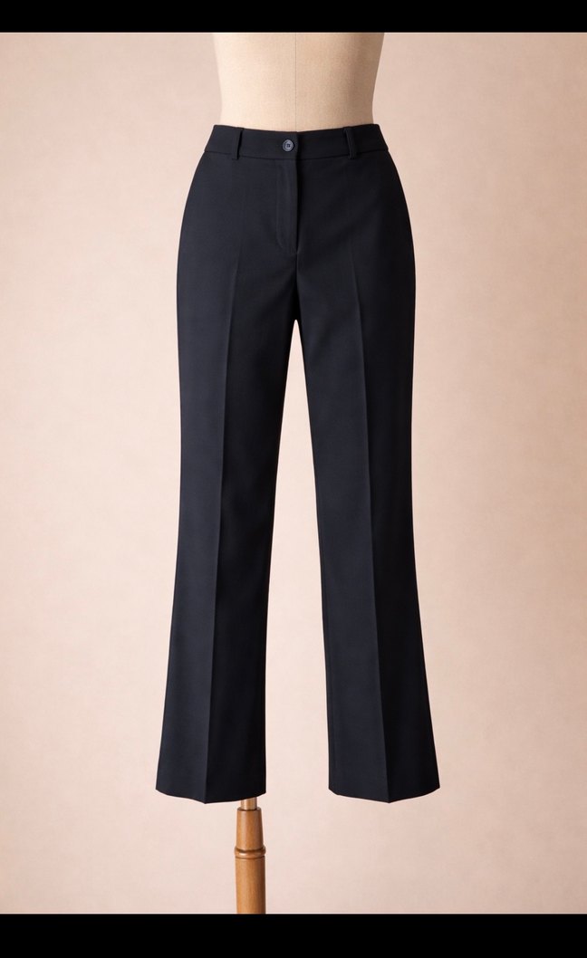 Düz Kesim, Klasik Kumaş Pantolon - Görsel 2